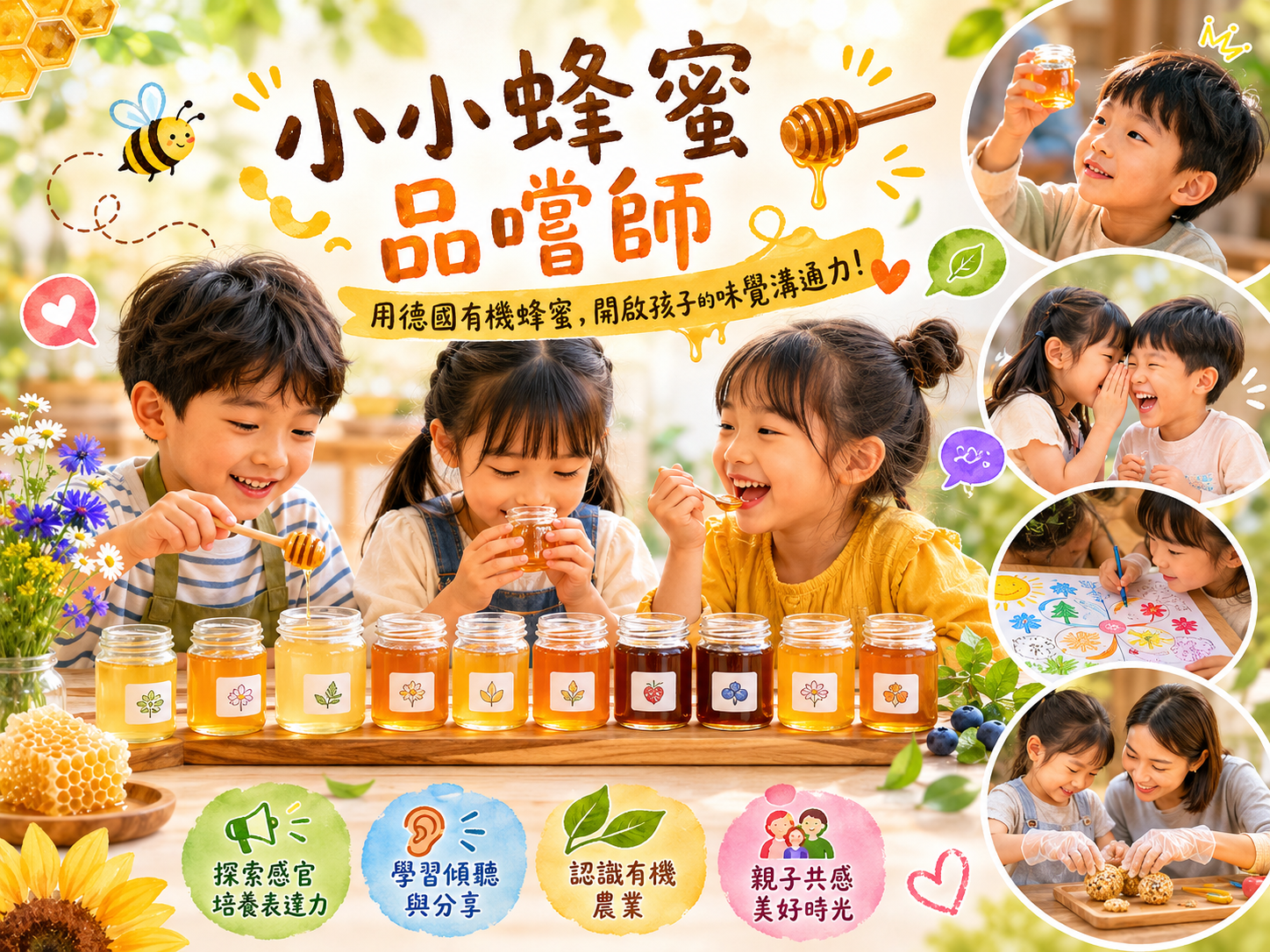 小小蜂蜜品嚐師・招生中